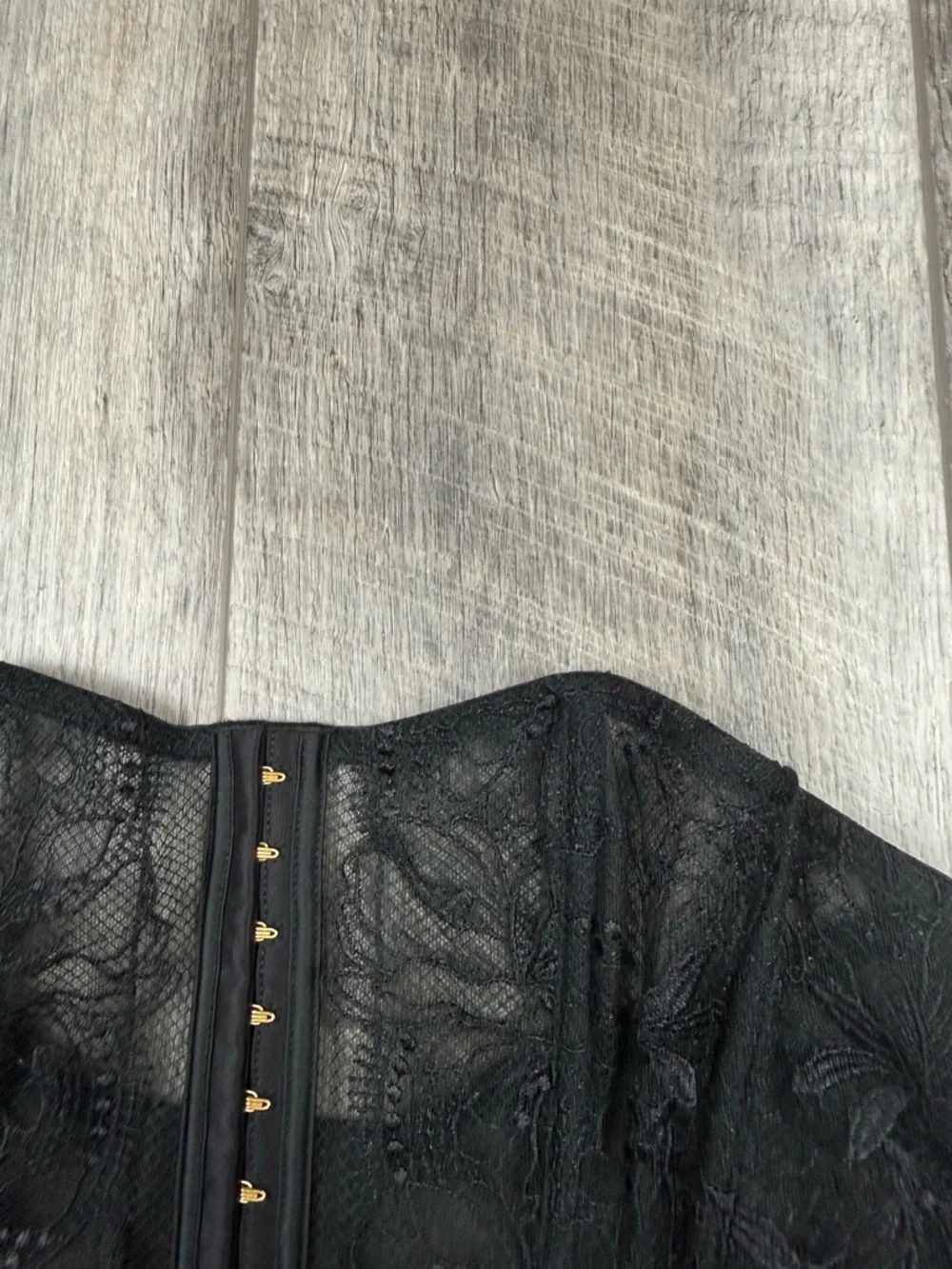 VS‎ Black Lace Bustier Bra Top